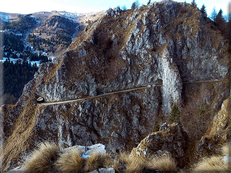foto Salita dal Monte Tomba a Cima Grappa